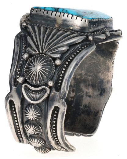 High Grade Natural Free-Form Kingman Turquoise Bracelet