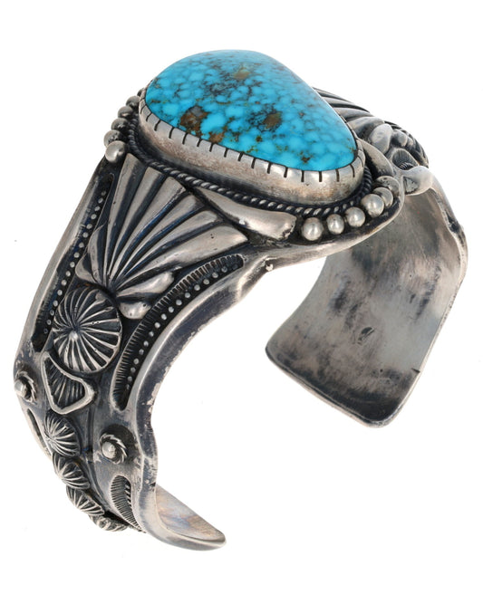 High Grade Natural Birdseye Kingman Turquoise Bracelet