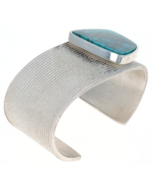 High Grade Natural Dendritic Pilot Mountain Turquoise Bracelet