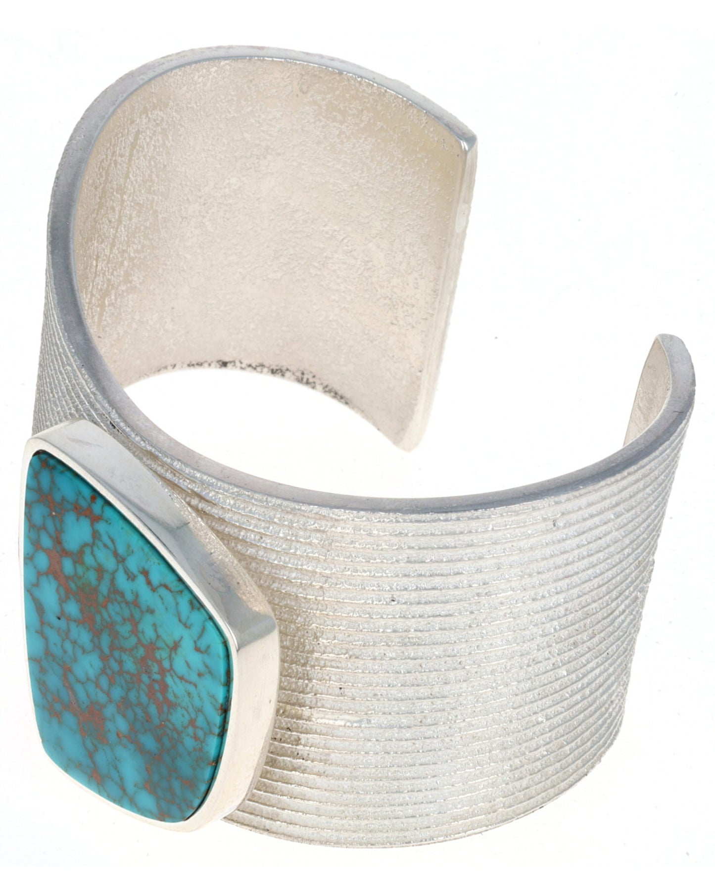 High Grade Natural Dendritic Pilot Mountain Turquoise Bracelet