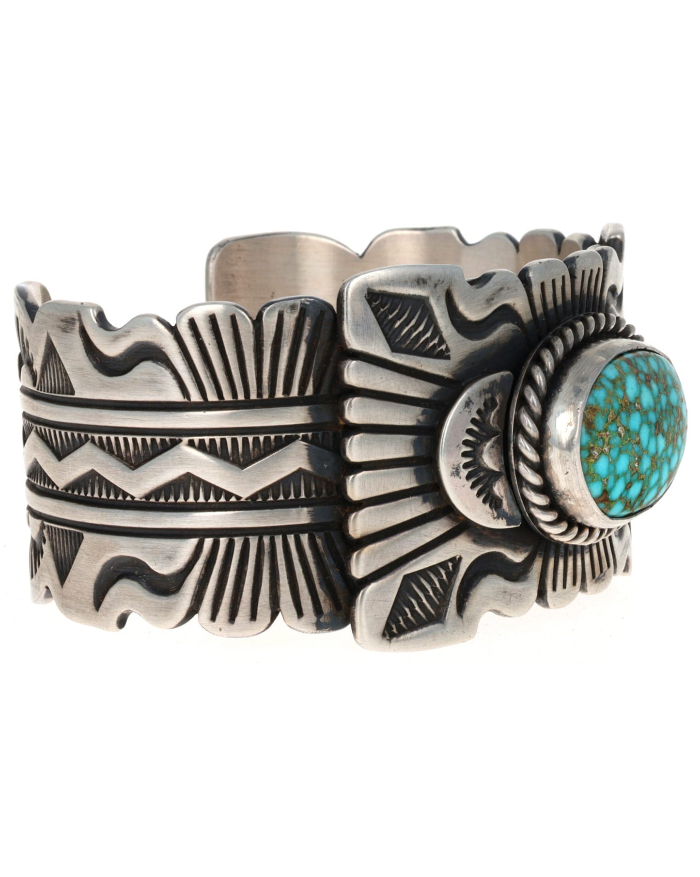 Natural Birdseye Kingman Turquoise Bracelet