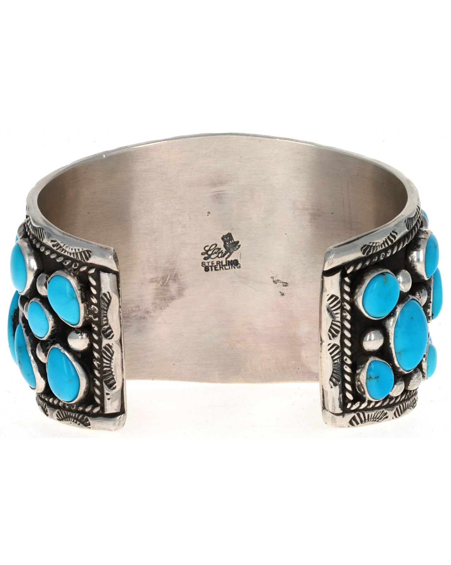 Natural Sleeping Beauty Turquoise Cluster Bracelet