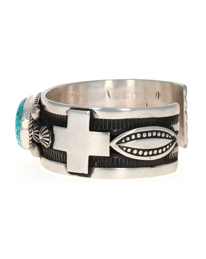 Natural Birdseye Kingman Turquoise Bracelet
